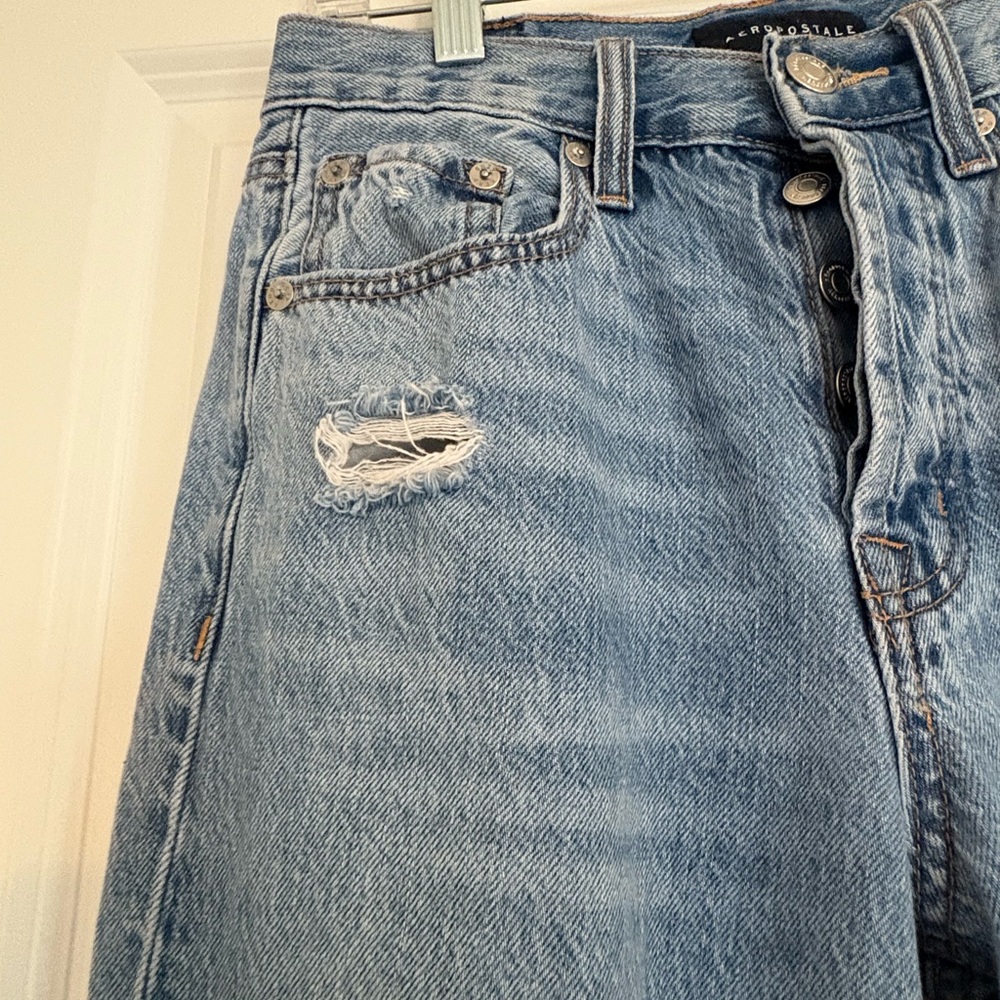 Aeropostale 90s Baggy Distressed Jeans - Picture 15 of 16